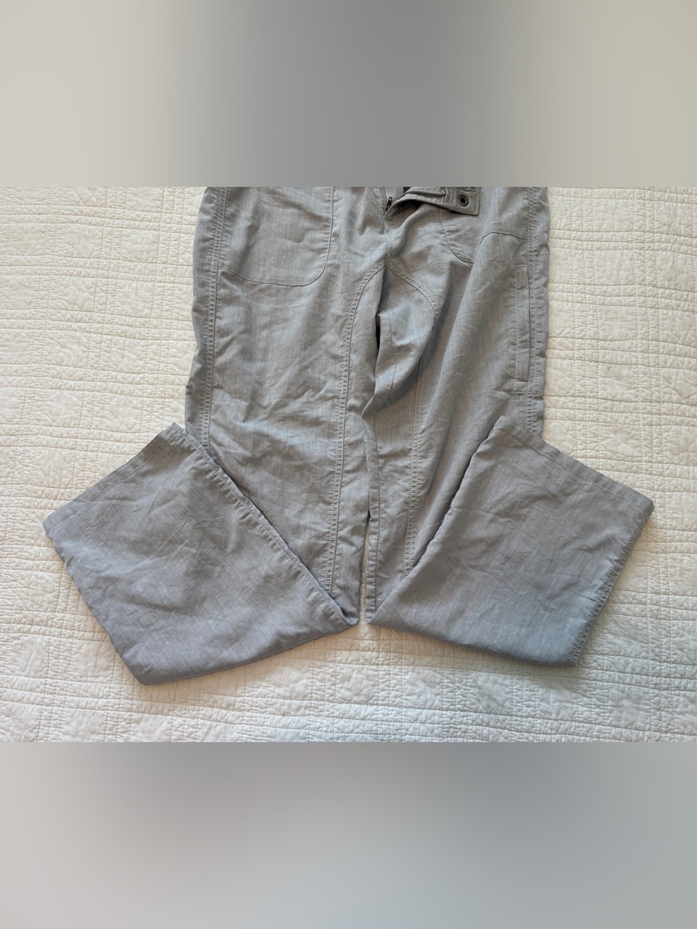 Kuhl Cabo Pants Light Gray Straight-Leg Pants - Picture 5 of 8